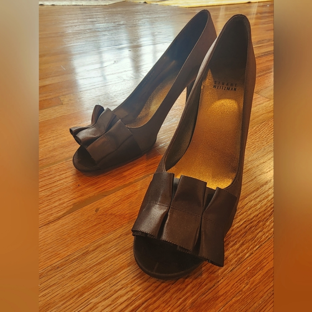 Stuart Weitzman, 9, chcolate brow